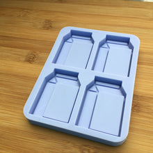 Load image into Gallery viewer, 2&quot; Milk Carton Shaker Silicone Mold, Food Safe Silicone Rubber Mould