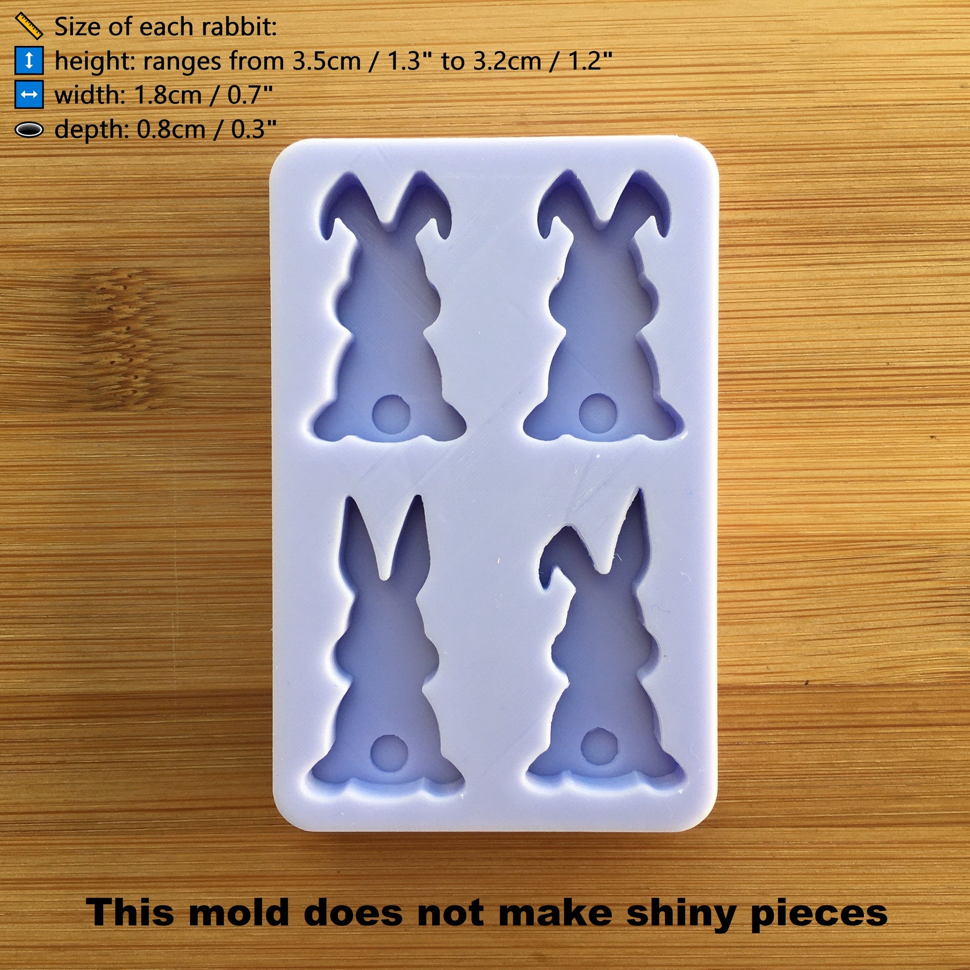 Easter Bunny Silicone Mold - The Crafts and Glitter Shop