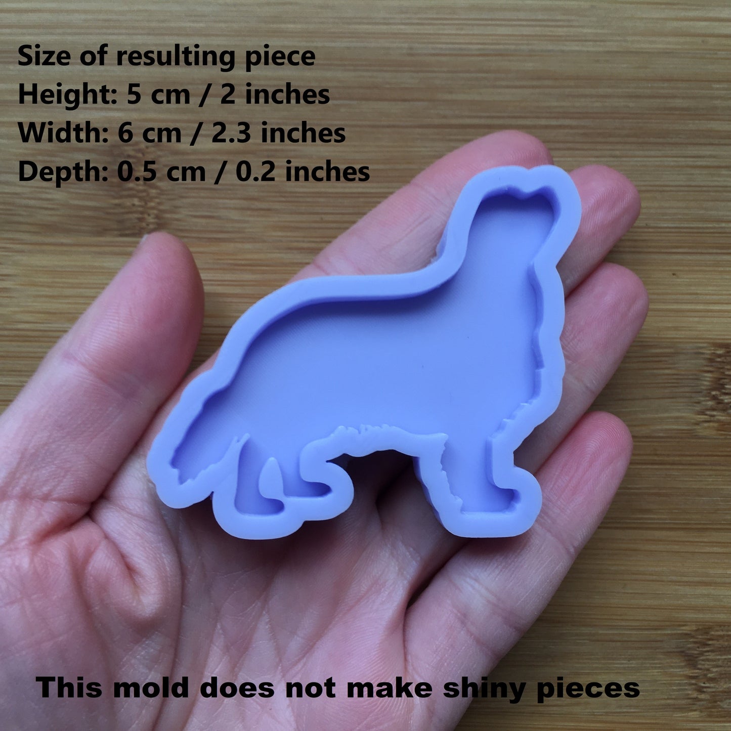 Cavalier King Charles Spaniel Silicone Mold - The Crafts and Glitter Shop