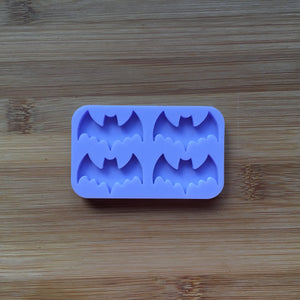 1.2" Bat Silhouette Silicone Mold, Food Safe Silicone Rubber Mould