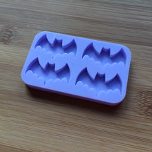 Load image into Gallery viewer, 1.2&quot; Bat Silhouette Silicone Mold, Food Safe Silicone Rubber Mould