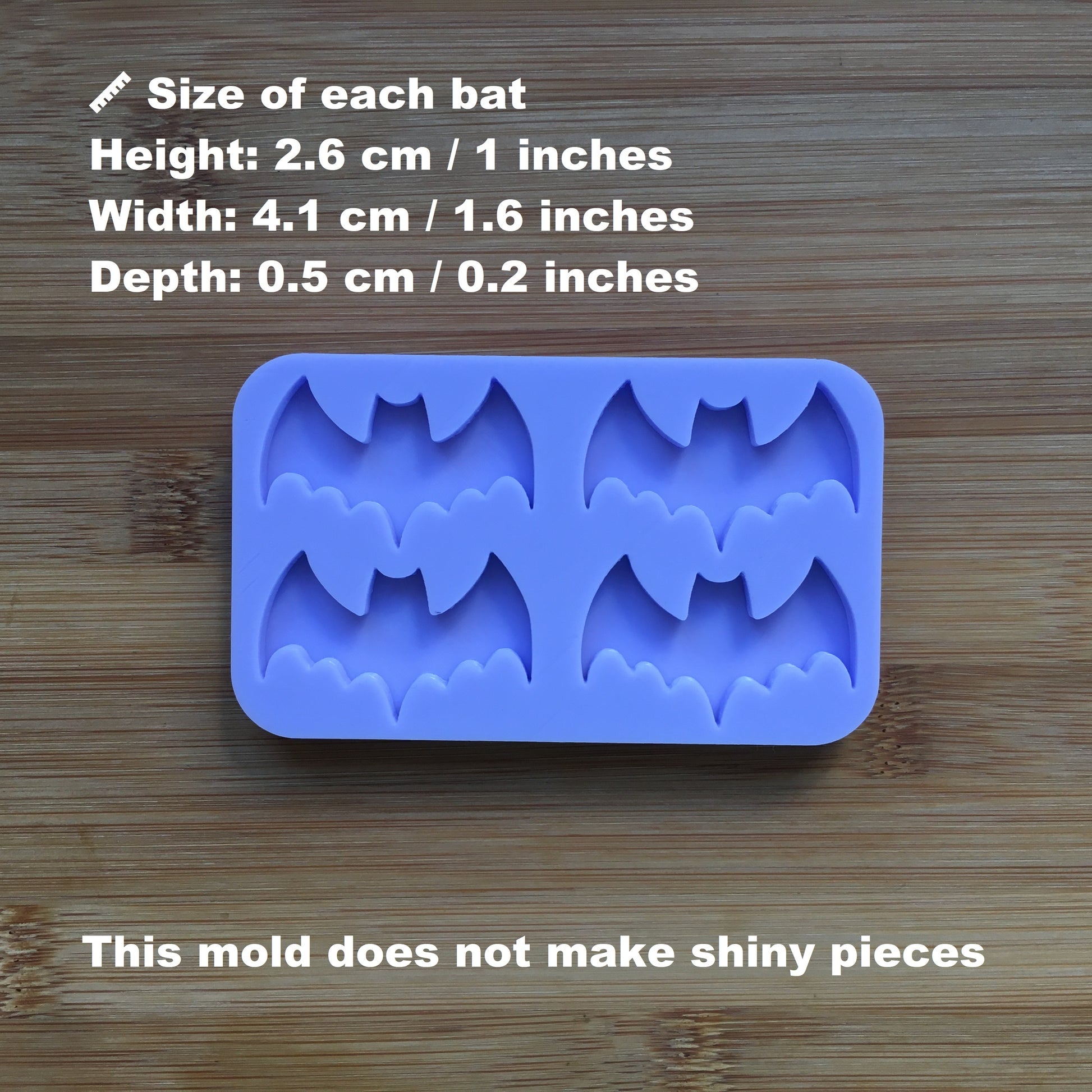Flying Bat Silicone Mold - The Crafts and Glitter Shop