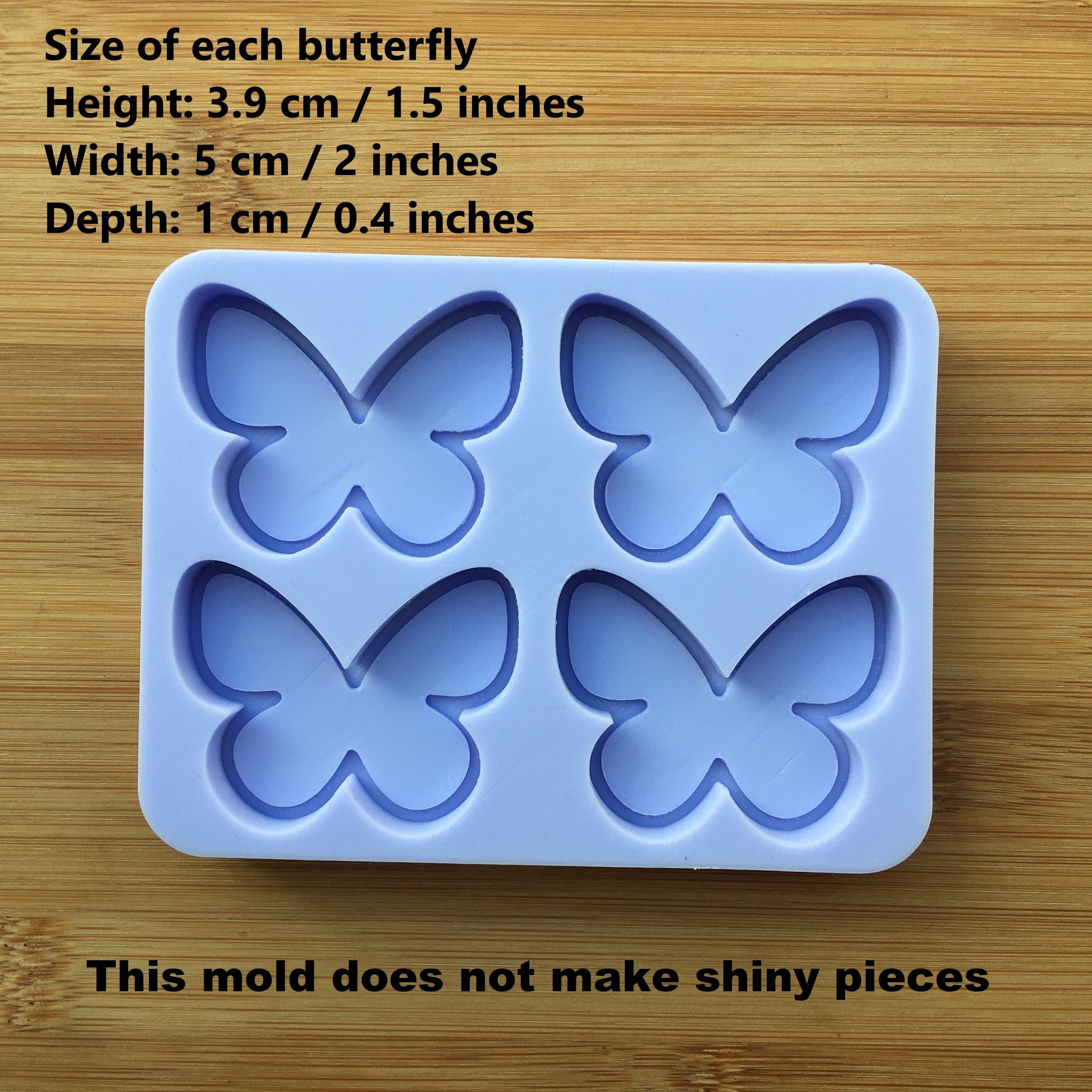 2 Butterfly Silicone Mold, Food Safe Silicone Rubber Mould – The Crafts  and Glitter Shop