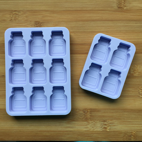 4cm Apothecary Jar Silicone Mold, Food Safe Silicone Rubber Mould