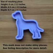Load image into Gallery viewer, Great Dane Silhouette Silicone Mold, Food Safe Silicone Rubber Mould