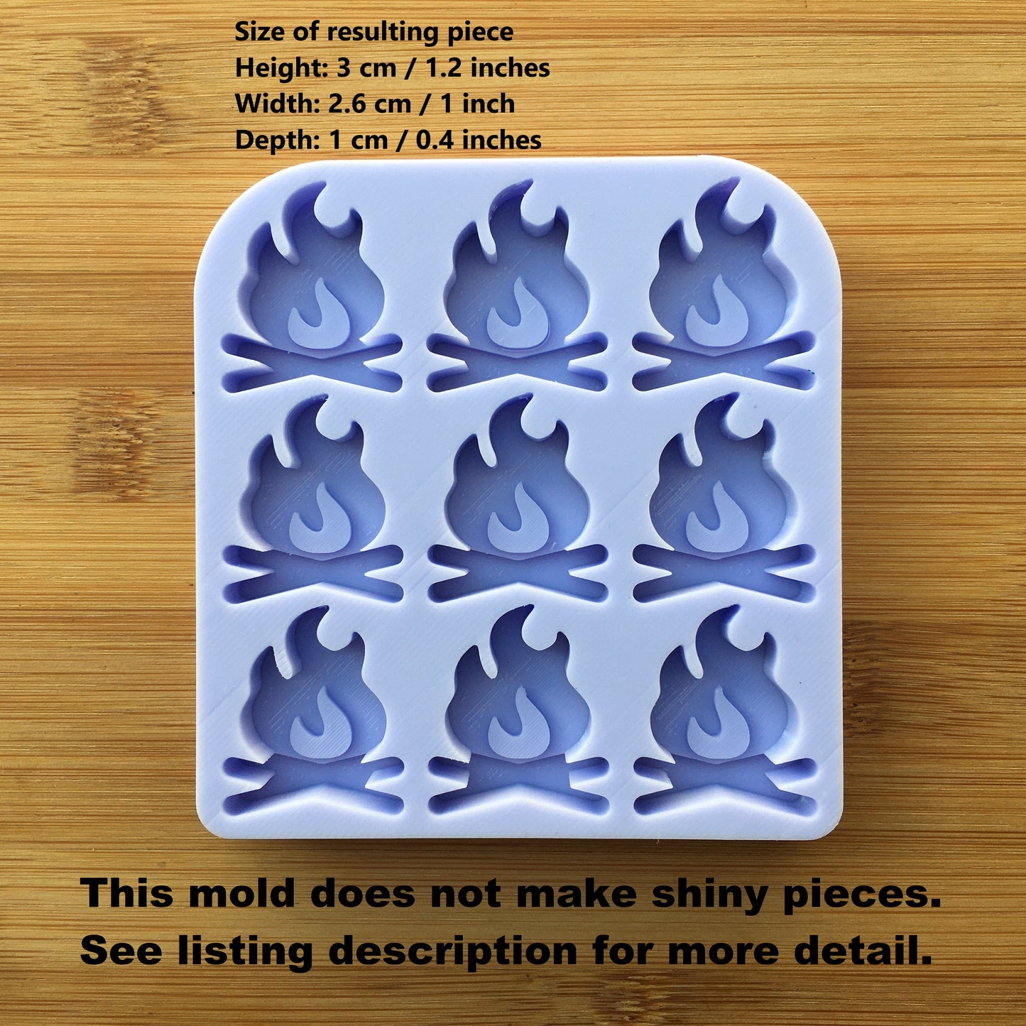 Bonfire Silicone Mold - The Crafts and Glitter Shop