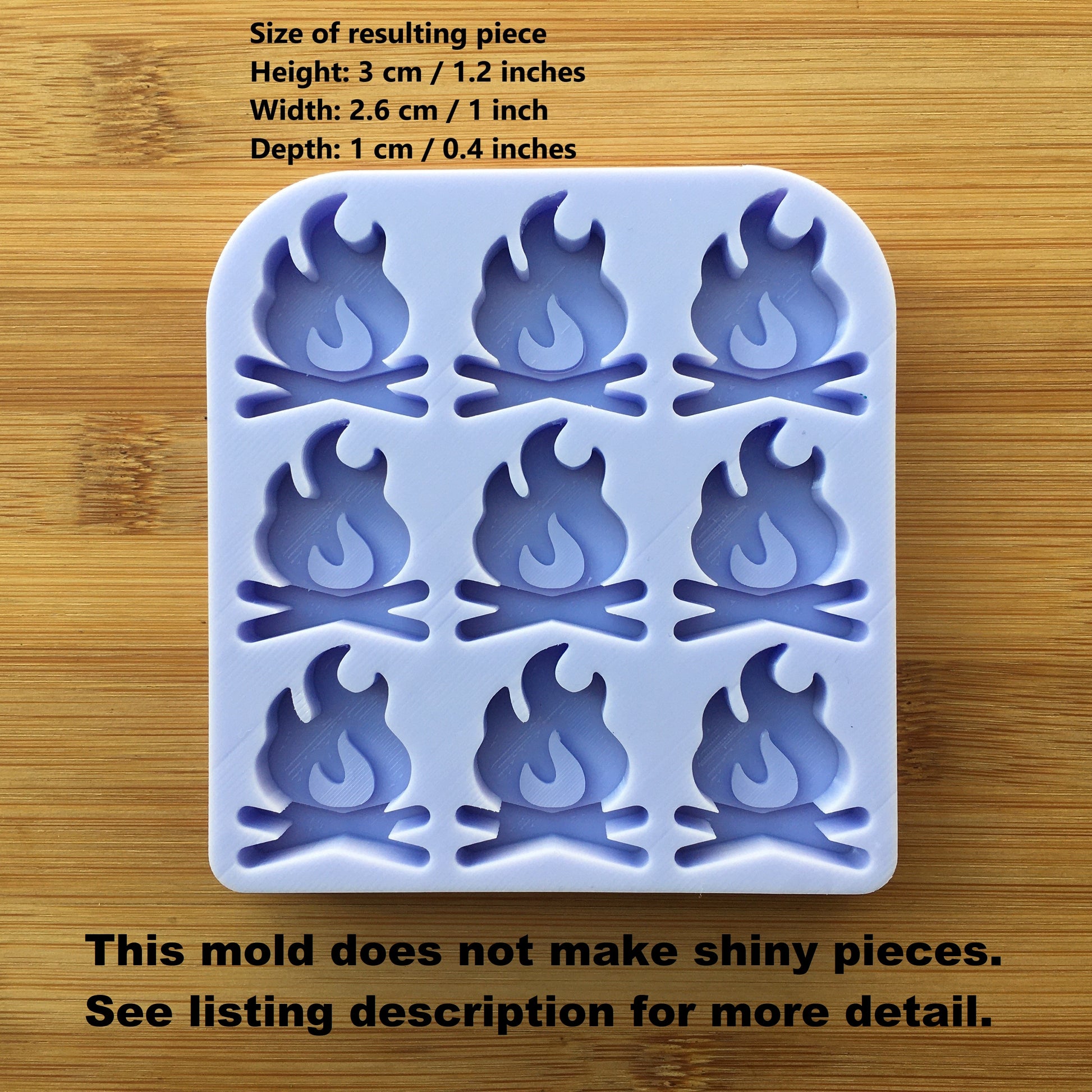 Bonfire Silicone Mold - The Crafts and Glitter Shop