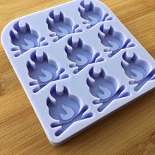 Load image into Gallery viewer, 1.2&quot; Bonfire Silicone Mold, Food Safe Silicone Rubber Mould