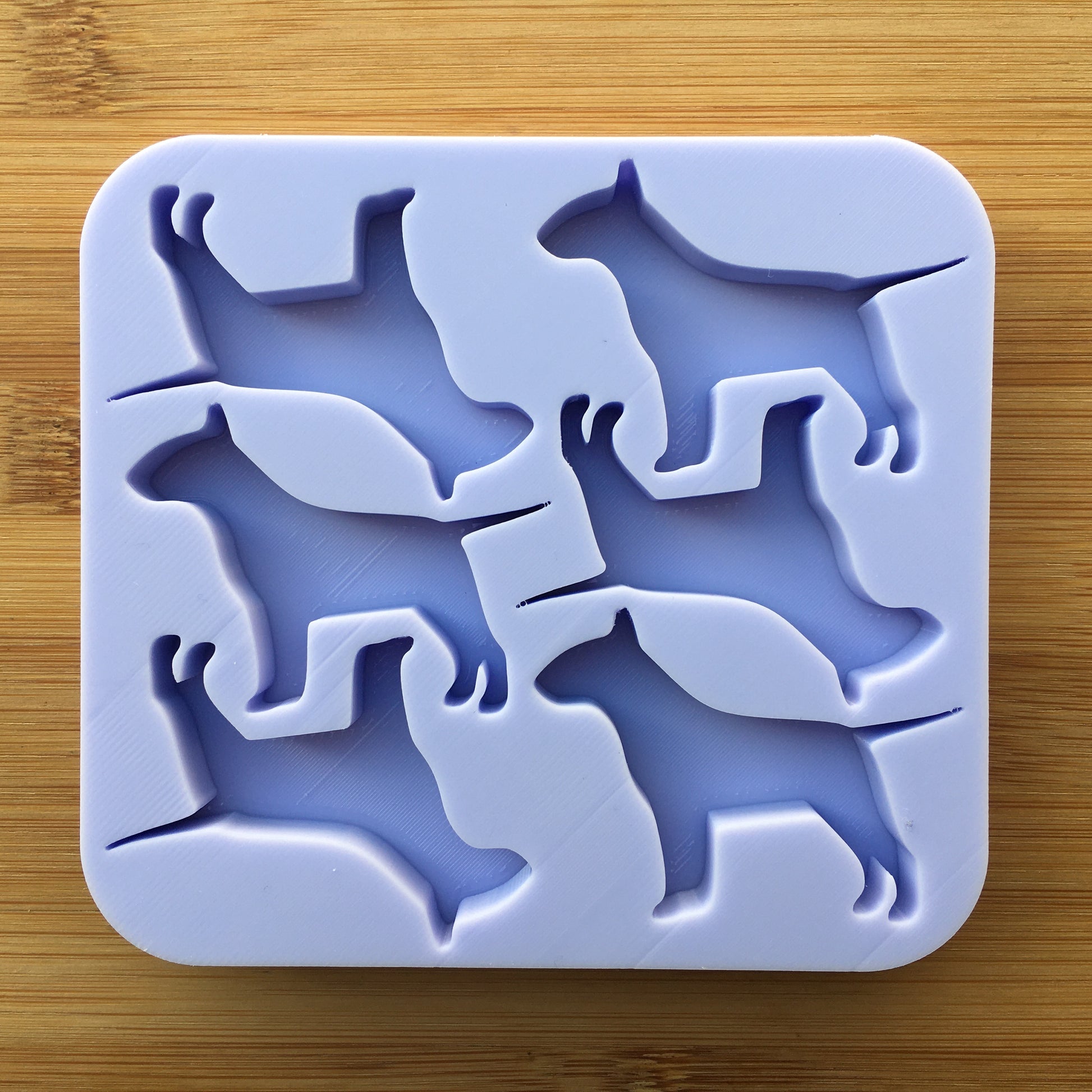 Bull Terrier Silicone Mold - The Crafts and Glitter Shop