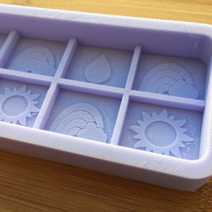 Spring Wax Melt Snap Bar Silicone Mold, Food Safe Silicone Rubber Mould