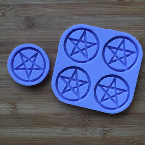 2" Pentagram Silicone Mold, Food Safe Silicone Rubber Mould