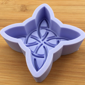 2.2 oz Witches Knot Silicone Mold, Food Safe Silicone Rubber Mould