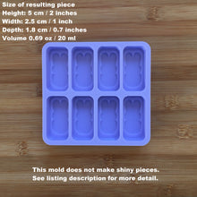 Load image into Gallery viewer, 2&quot; Bunny Wax Melt Silicone Mold, Food Safe Silicone Rubber Mould