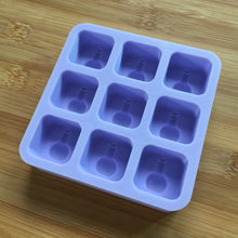 Load image into Gallery viewer, 1&quot; Apothecary Wax Melt Silicone Mold, Food Safe Silicone Rubber Mould