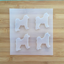 Load image into Gallery viewer, Shiba Inu Plastic Mold - Dog Silhouette Mould - Dog Breeds
