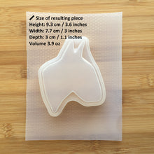 Load image into Gallery viewer, 3.9 oz Bull Terrier Head Plastic Mold