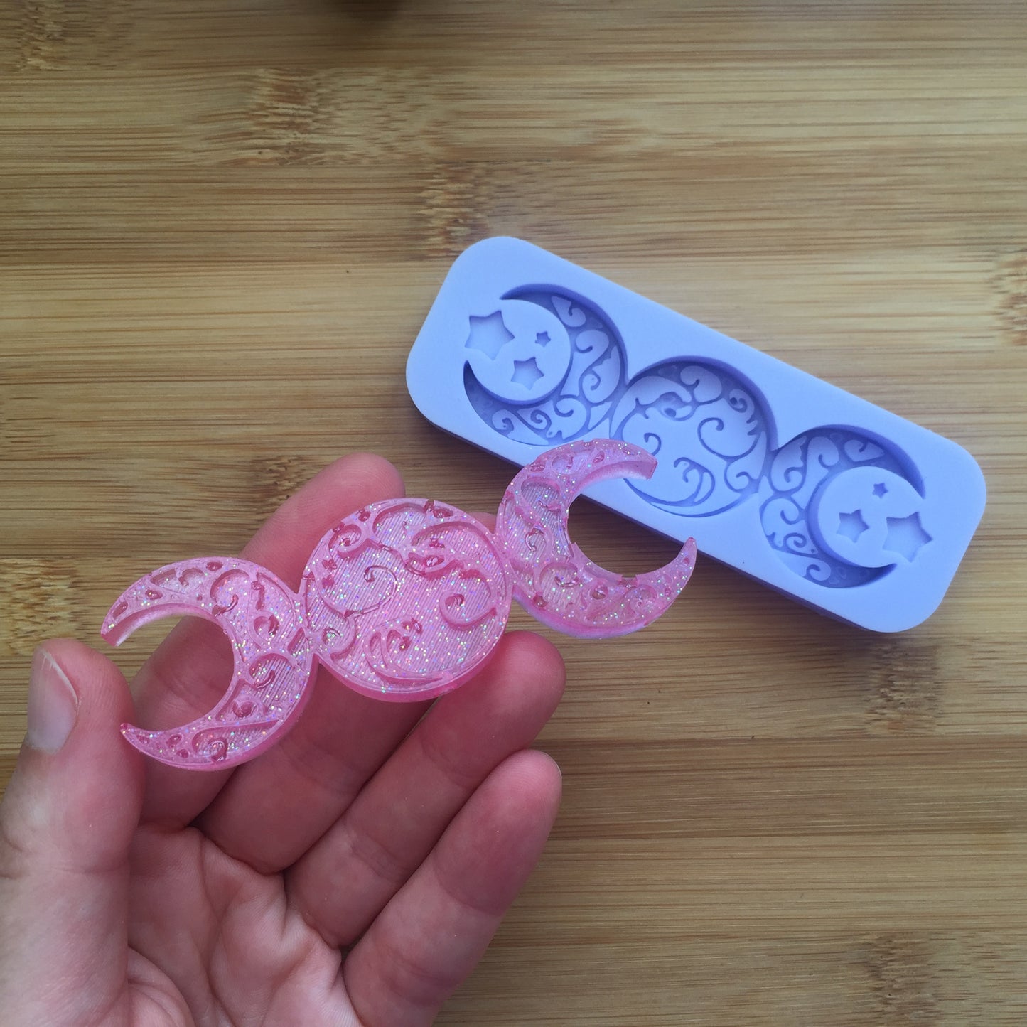 Triple Moon Silicone Mold