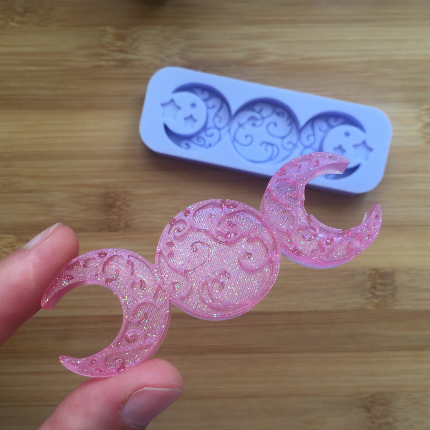 Triple Moon Silicone Mold