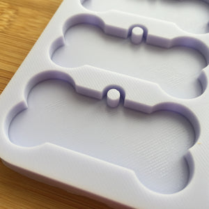 2" Bones with hoop Silicone Mold