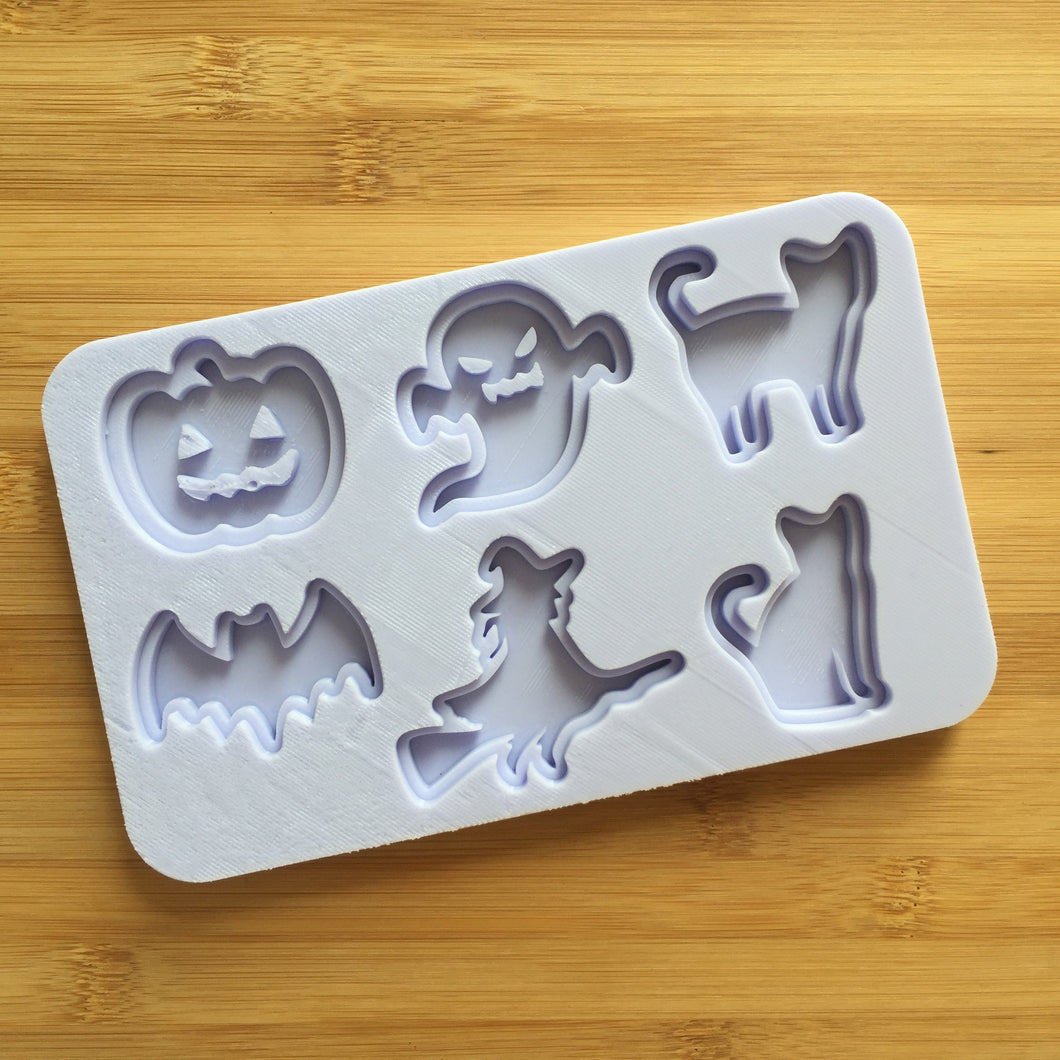 Halloween Silhouettes Silicone Mold