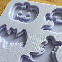 Load image into Gallery viewer, Halloween Silhouettes Silicone Mold