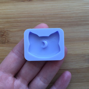 1 inch Moon Cat Silicone Mold