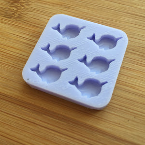 Narwhal Shaker Silicone Mold - Narwhal Bits