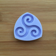 Load image into Gallery viewer, Triple Spiral Silicone Mold
