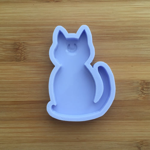 Crescent Moon Cat Silicone Mold