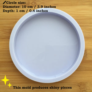 10 cm / 4 inch Circle Silicone Mold