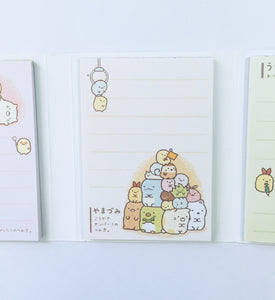Sumikko Gurashi Sticky Note Booklet - Choose from 4 designs