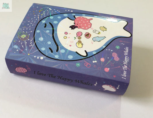 Jinbesan Sticky Notes Booklet - 4 different style to choose from - Kawaii Whale Stationery The Crafts and Glitter Shop