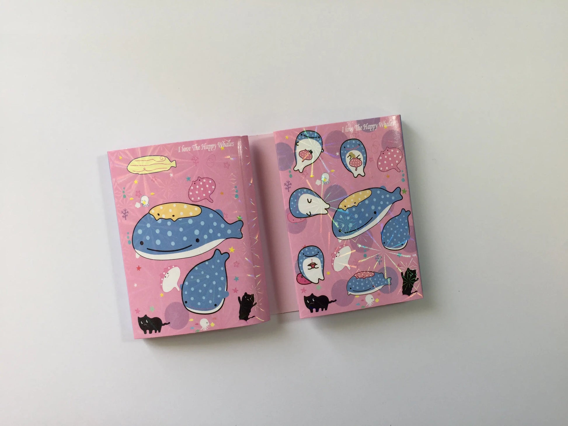 Jinbesan Sticky Notes Booklet - 4 different style to choose from - Kawaii Whale Stationery The Crafts and Glitter Shop