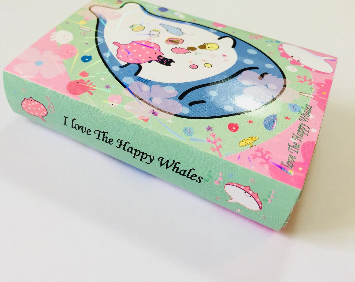Jinbesan Sticky Notes Booklet - 4 different style to choose from - Kawaii Whale Stationery The Crafts and Glitter Shop