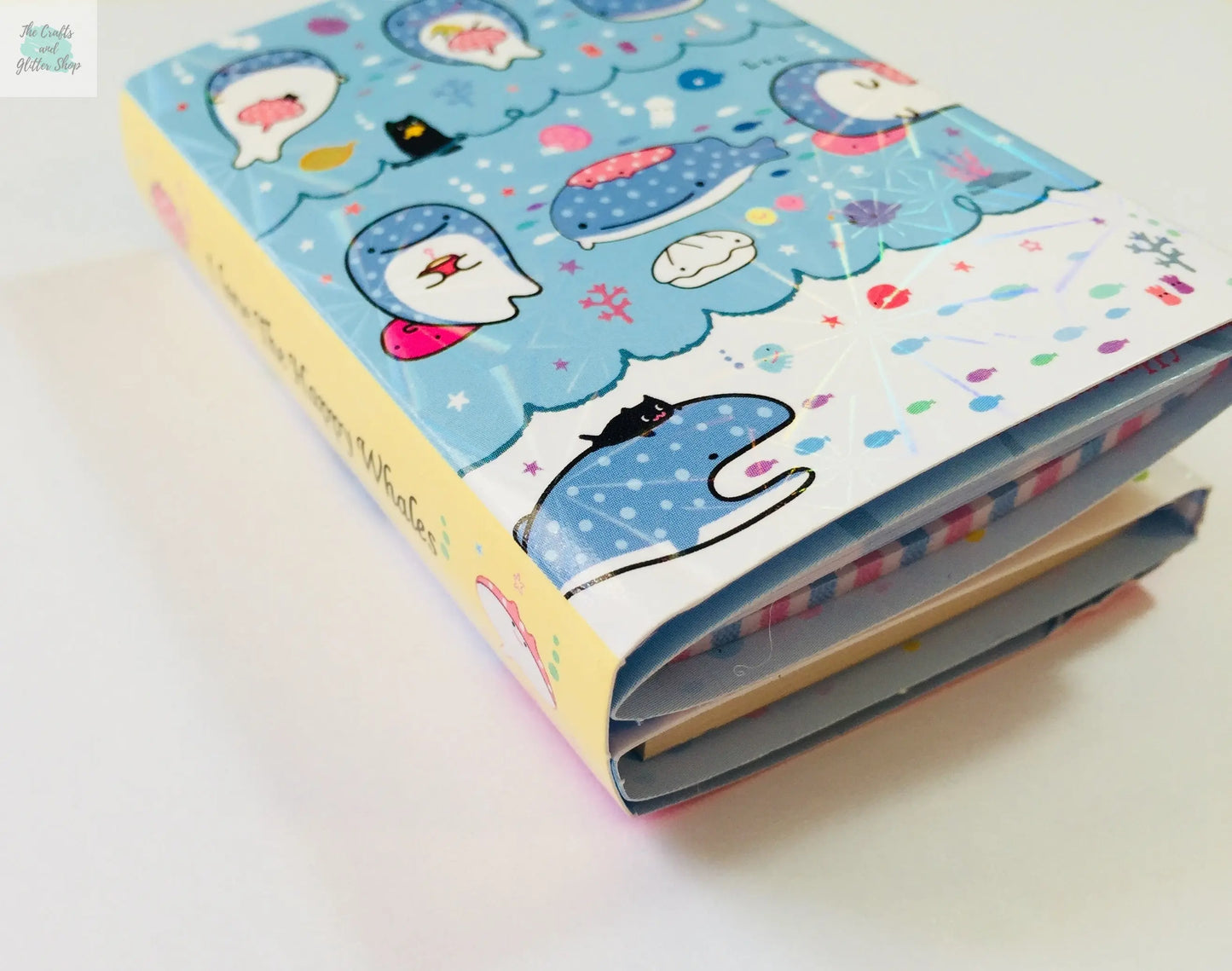 Jinbesan Sticky Notes Booklet - 4 different style to choose from - Kawaii Whale Stationery The Crafts and Glitter Shop