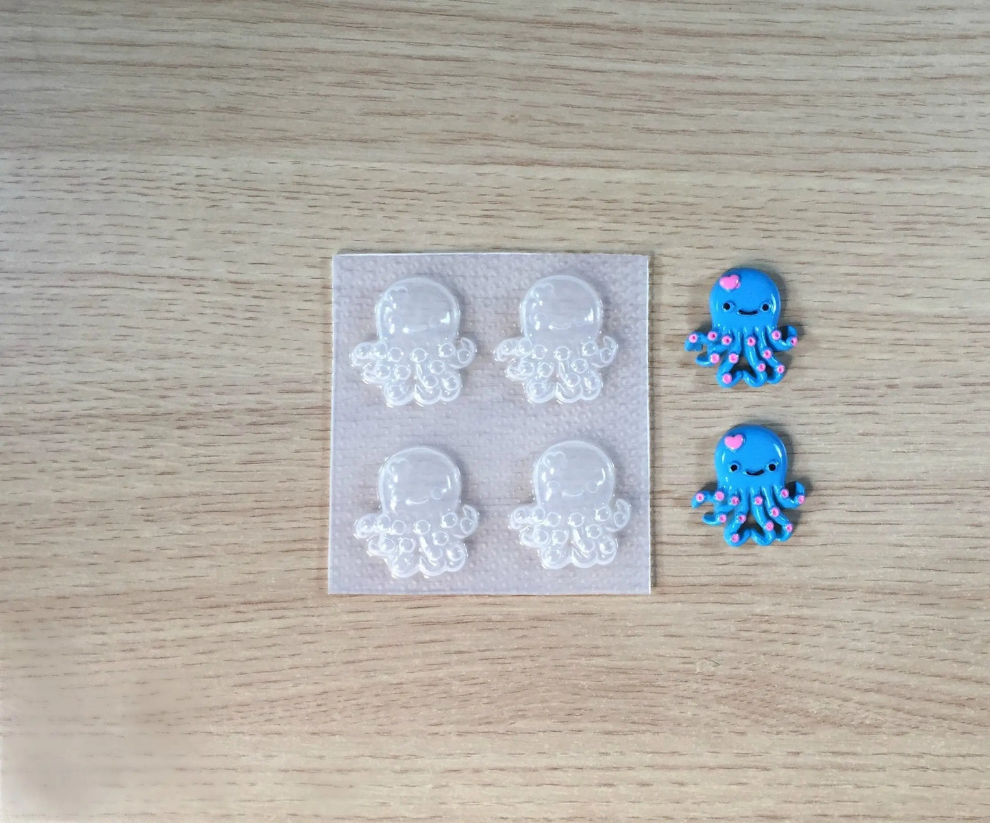 Kawaii Octopus Plastic Mold