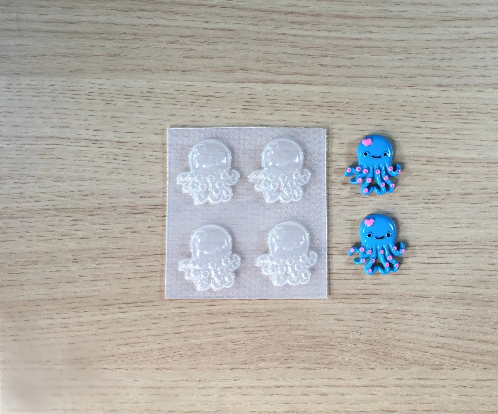 Kawaii Octopus Plastic Mold