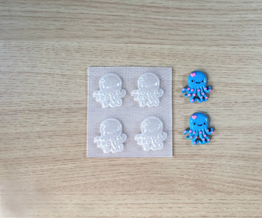 Kawaii Octopus Plastic Mold