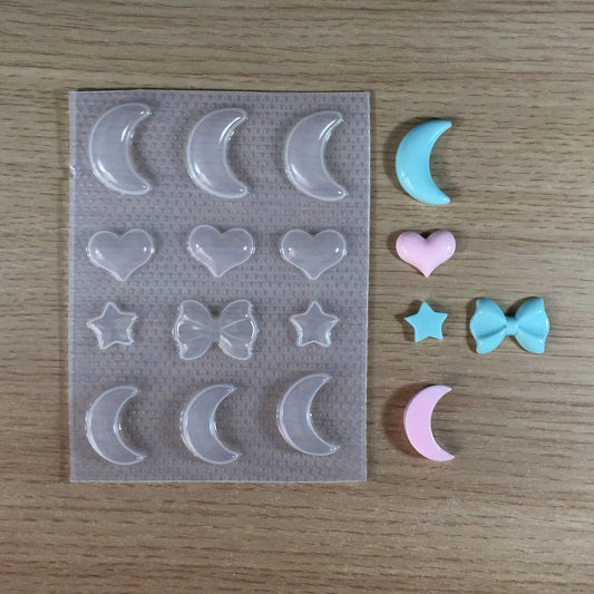 Kawaii Shapes Plastic Mold