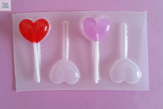 Large Heart Fairy Wand Plastic Mold