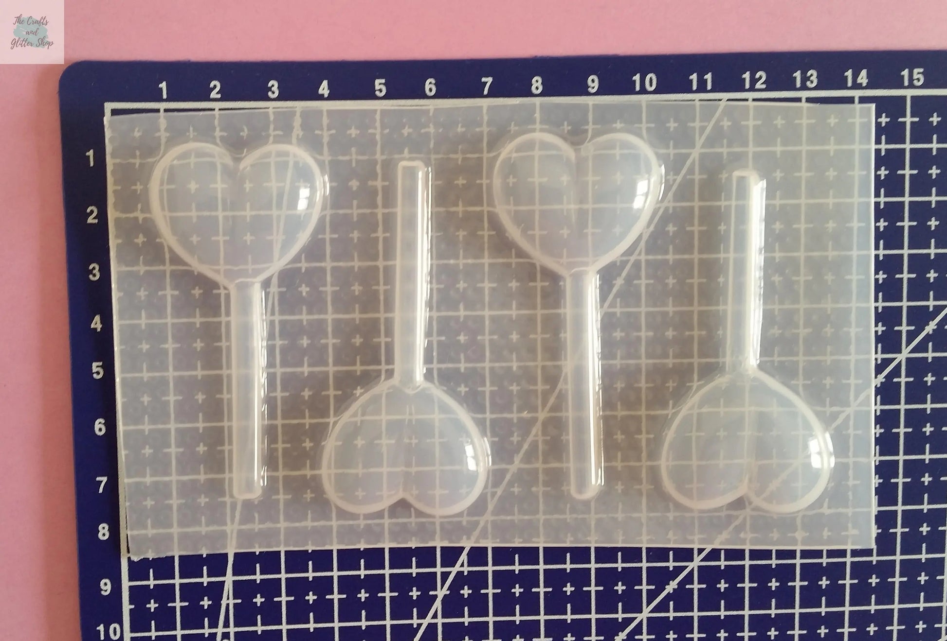 Large Heart Fairy Wand Plastic Mold