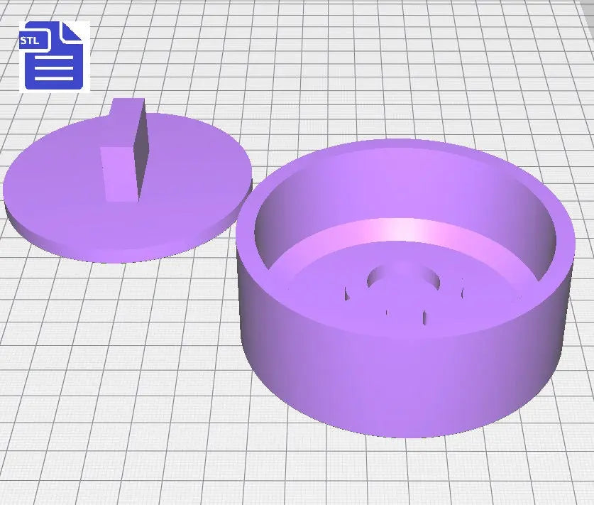 Libra Bath Bomb Press STL File - for 3D printing - FILE ONLY - print your own molds for bath bombs - Zodiac Symbols - Libra Bath Bomb Mold - The Crafts and Glitter Shop