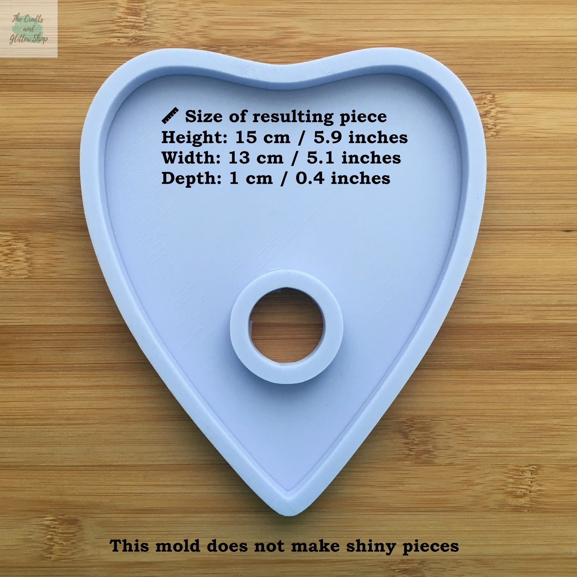 Life Size Planchette Silicone Mold