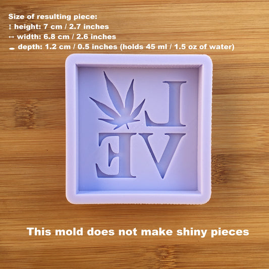 Love Weed Silicone Mold