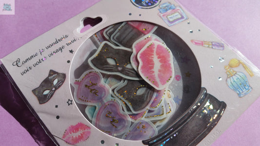 Make up  Sticker Flakes - 48 pieces The Crafts and Glitter Shop