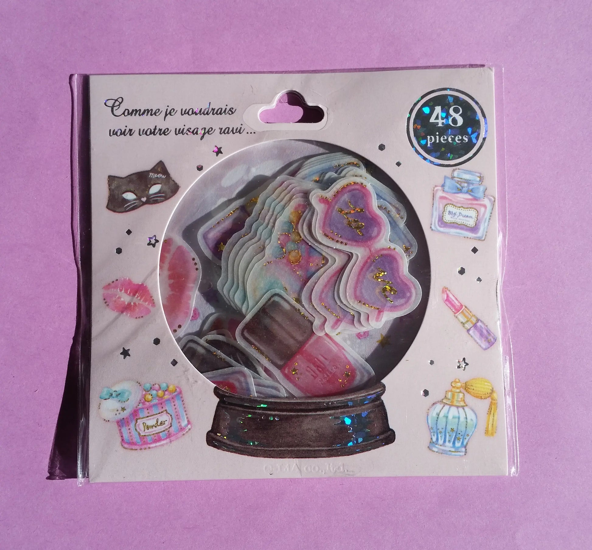 Make up  Sticker Flakes - 48 pieces The Crafts and Glitter Shop