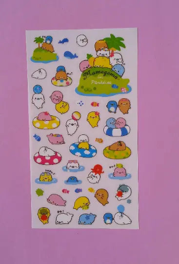 Mamegoma Stickers - 6 sheets The Crafts and Glitter Shop