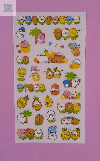 Mamegoma Stickers - 6 sheets The Crafts and Glitter Shop
