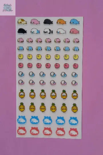 Mamegoma Stickers - 6 sheets The Crafts and Glitter Shop