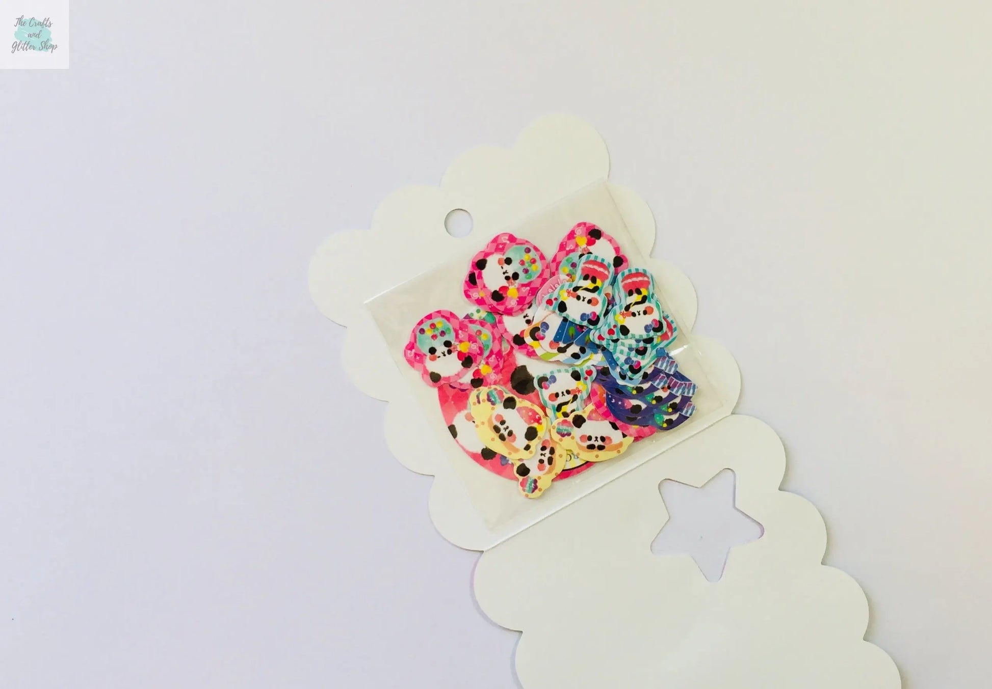 Marchen Friends Sticker Flakes - 50 pieces - Kawaii Panda Stickers The Crafts and Glitter Shop